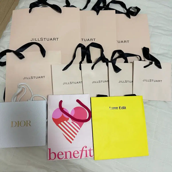 [BUNJANG] Jill Stuart Shopping Bag with Luxe Edit Contents / 질스튜어트 쇼핑백 디올 베네피트 럭스 에디트 포함