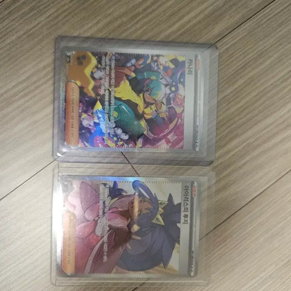 [BUNJANG] Pokemon Card Fan Art Canary & Iris Full Art (2 Cards) / 포켓몬 카드 카나리 / 아이리스 풀아트 여캐 2