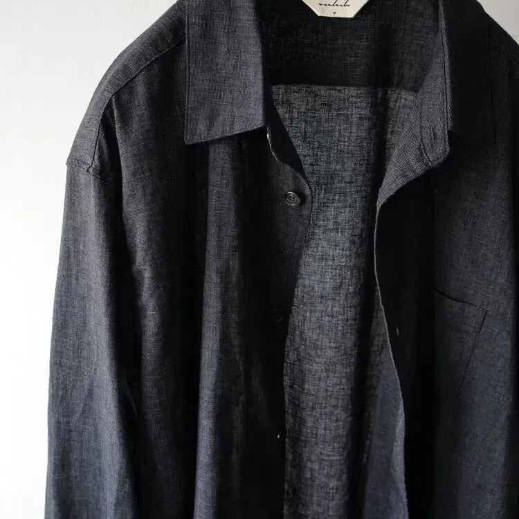 [BUNJANG] Wardrobe41 Ville Shirt (Melange Black) / [L,택O 새상품] 워드로브41 빌레 셔츠 wardrobe41 ville