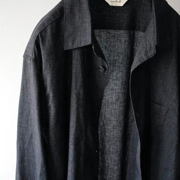 [BUNJANG] Wardrobe41 Ville Shirt (Melange Black) / [L,택O 새상품] 워드로브41 빌레 셔츠 wardrobe41 ville