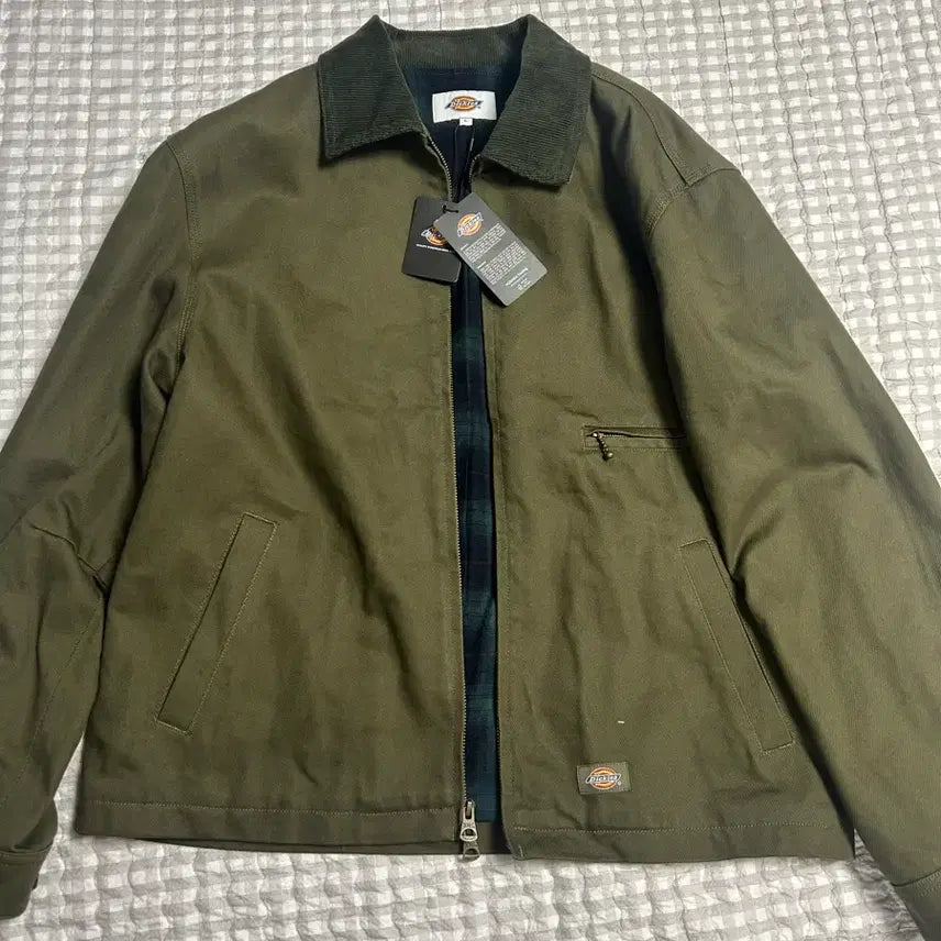 [BUNJANG] Dickies Twill Work Jacket Olive L / 디키즈 트윌 워크 재킷 Olive (새상품)