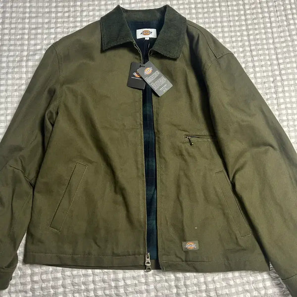 [BUNJANG] Dickies Twill Work Jacket Olive L / 디키즈 트윌 워크 재킷 Olive (새상품)