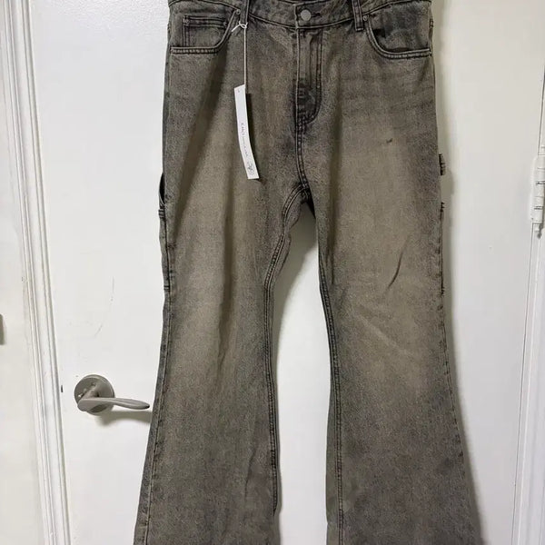 [BUNJANG] IMOSTANCE Flare Carpenter Jeans / 이모스탠스 플레어 카펜터 진