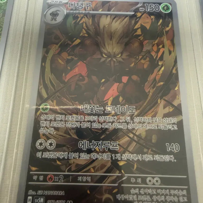 [BUNJANG] Pokemon Card Datten-gu AR (Mint Condition) / 포켓몬카드_다탱구 AR (SS급)