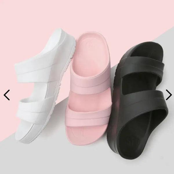 [BUNJANG] Shinmisa Height Increasing Slippers Black / (270) 신미사 족저근막 키높이 슬리퍼 블랙