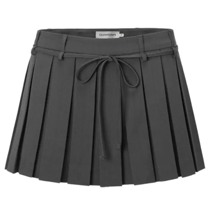 [BUNJANG] 3Times Cheery Skirt Grey S / 쓰리타임즈 치어리 스커트 그레이 S