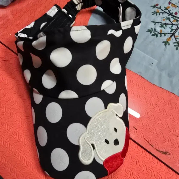 [BUNJANG] Passaroi Dog Character Dot Pattern Sun Cap / 썬캡PASSAROI