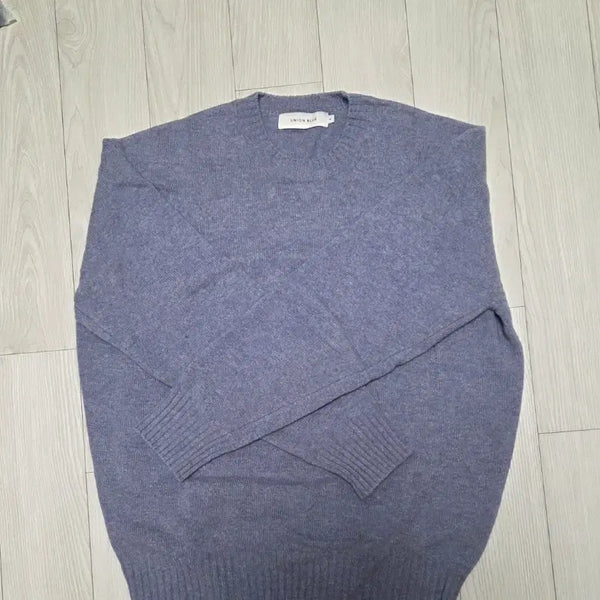 [BUNJANG] Union Blue Cashmere Wool Knit (Melange Blue) / [M] 유니온블루 캐시미어 울 니트 (멜란지 블루)