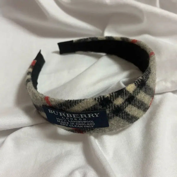 [BUNJANG] Burberry Check Upcycled Headband / 버버리 체크 헤어밴드 업사이클링 머리띠