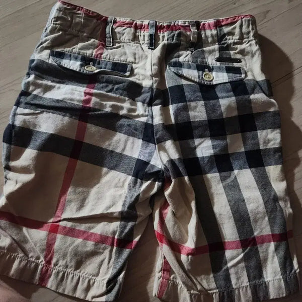 [BUNJANG] Burberry Check Shorts Beige 140 / 버버리 체크 반바지 베이지 140