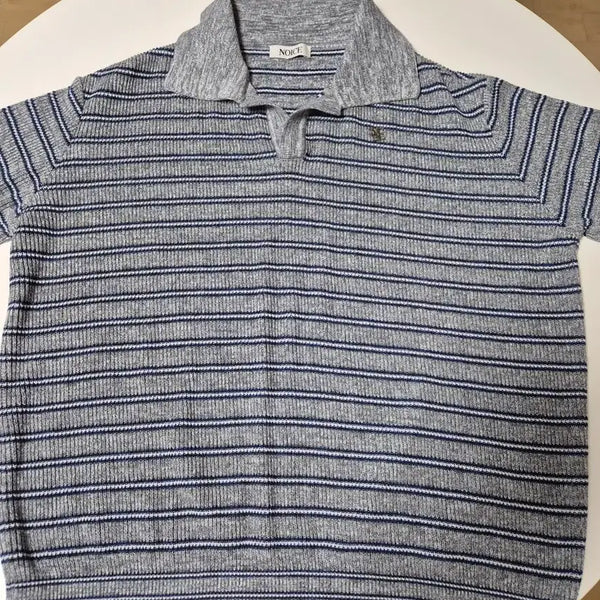 [BUNJANG] Noise Polo Stripe Knit / 노이스 폴로 스트라이프 니트