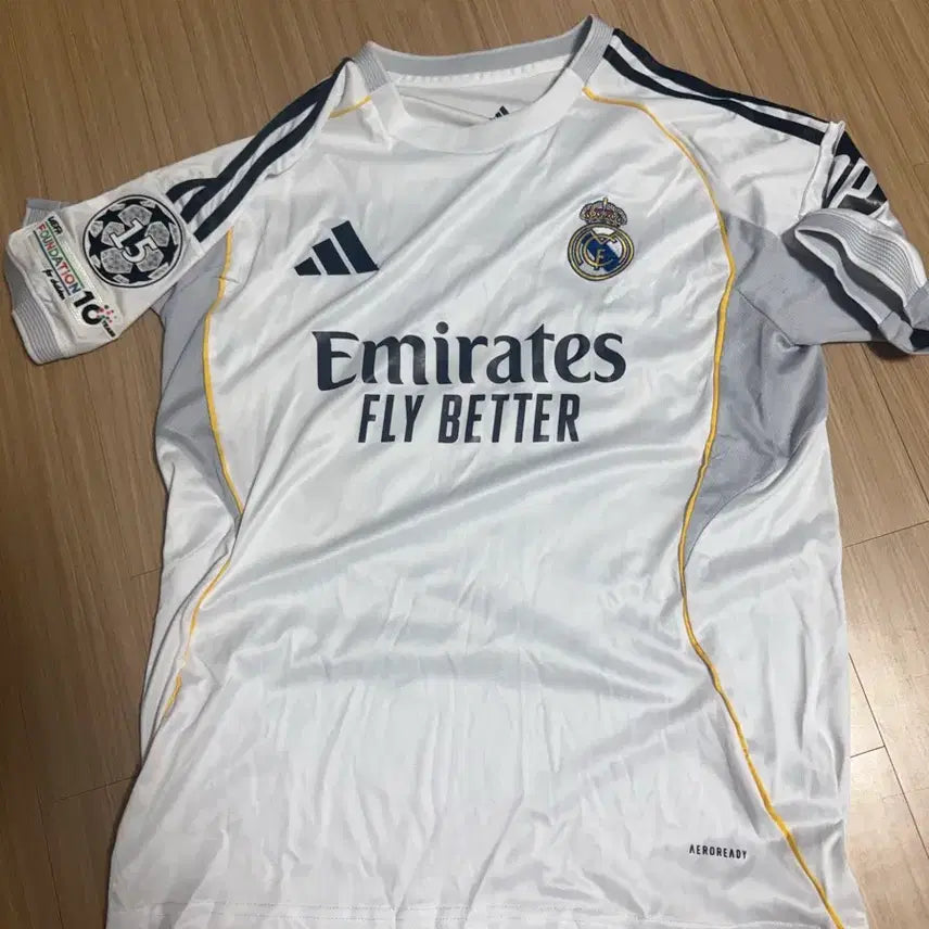 [BUNJANG] Adidas Real Madrid 2025/2026 Kylian Mbappé Match Jersey / 25/26 음바페 마킹 아디다스 레알 마드리드 유니폼