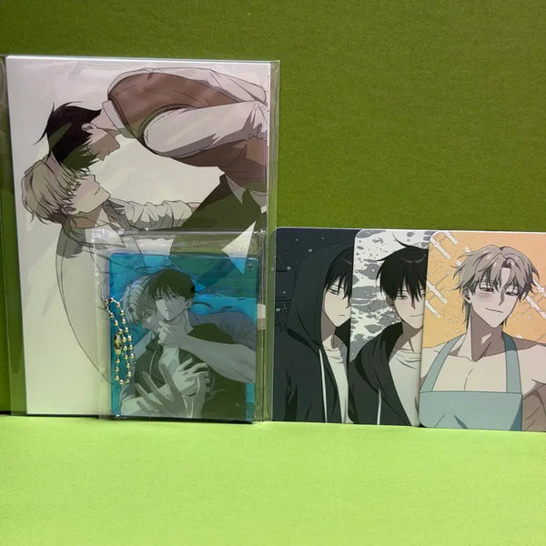 [BUNJANG] Water's Night Wave Acrylic Keyring, Moonlight Postcard 3 Types Set, Random Photocard 3 Types / 물가의 밤 물결 아크릴 키링, 달빛 엽서 3종 세트, 랜덤 포카 3종