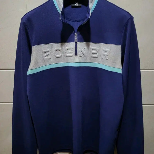 [BUNJANG] Bogner Golf Half-Zip T-Shirt Size 100 / 보그너 골프 쿨반집업티 100