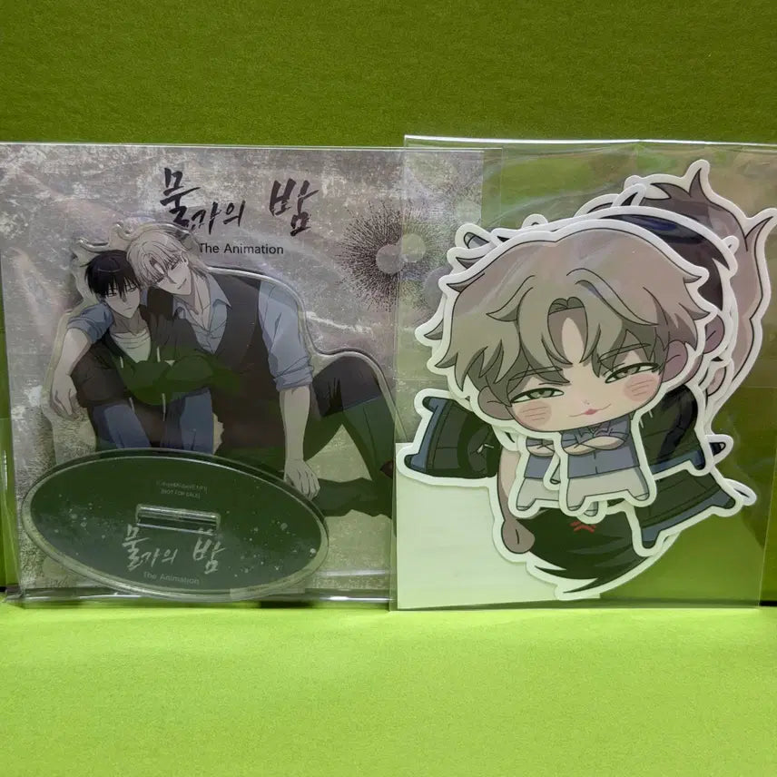 [BUNJANG] Delivery Chicken Taizhou-pyo Acrylic Stand & Moonlight Fragment Sticker Set (6 Types) / 물가의 밤 달빛 조각 스티커 세트 6종 세트 태주표 치킨 아크릴 스탠드