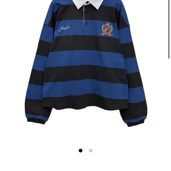 [BUNJANG] I Feel Lucky Rugby T-Shirt / 아이필럭키 럭비티