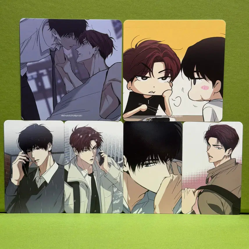 [BUNJANG] Square Coaster Set (2 types) & Random Photocard Set (4 types) / 호호상박 사각 코스터 2종, 일반 랜덤 포토카드 4종