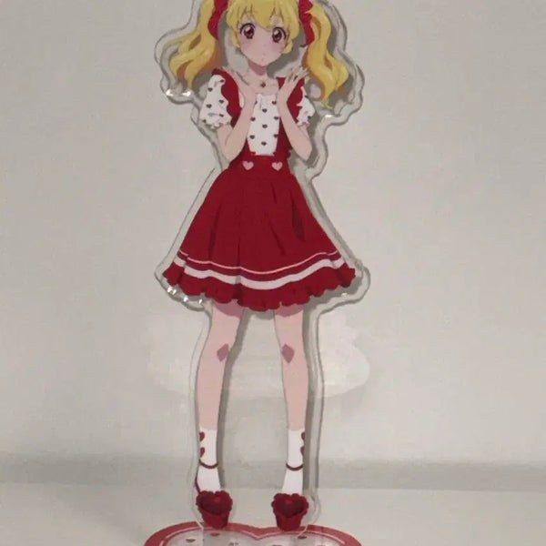 [BUNJANG] Aikatsu! Ichigo Hoshimiya & Rion Amaha Girl Red Acrylic Stand / 아이카츠 아이엠스타 호시미야 이치고 라임이 Girl Red 아크릴스탠드