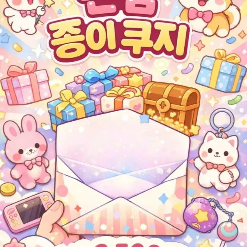 [BUNJANG] Random Draw Paper Lottery Toy / 종이 쿠지