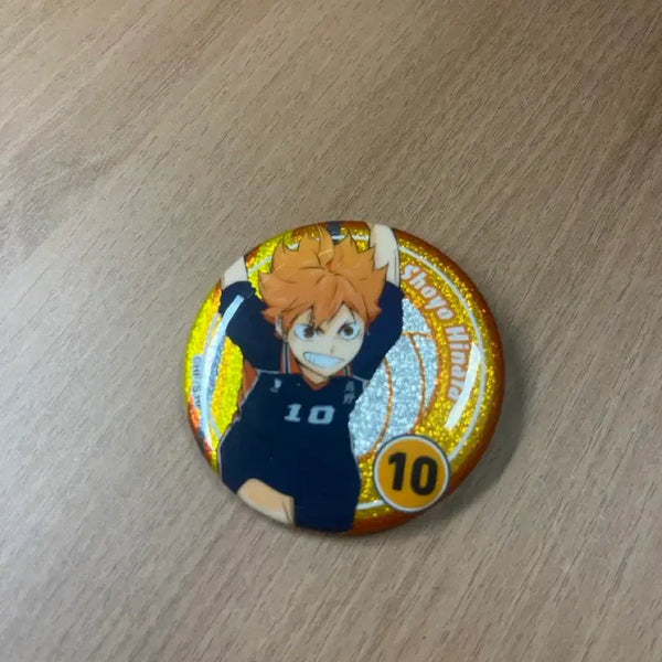 [BUNJANG] Haikyu!! Hinata Shoyo Uniform Can Badge / 하이큐 히나타 캔뱃지