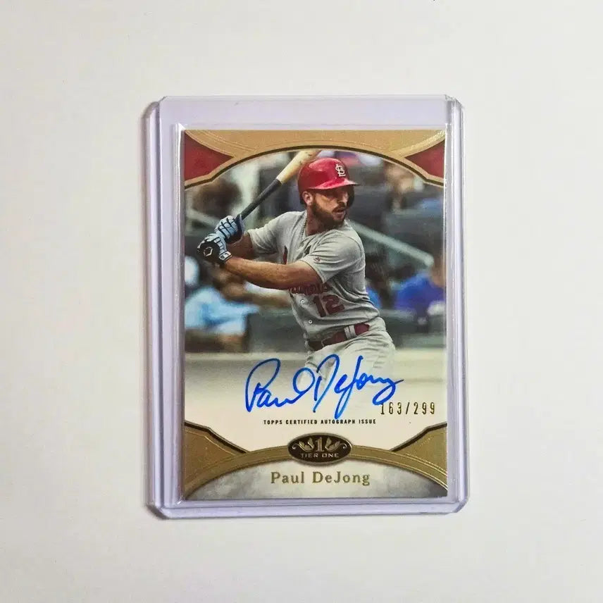 [BUNJANG] Paul DeJong Autographed MLB Trading Card / MLB 폴 데용 친필 싸인카드(오토)