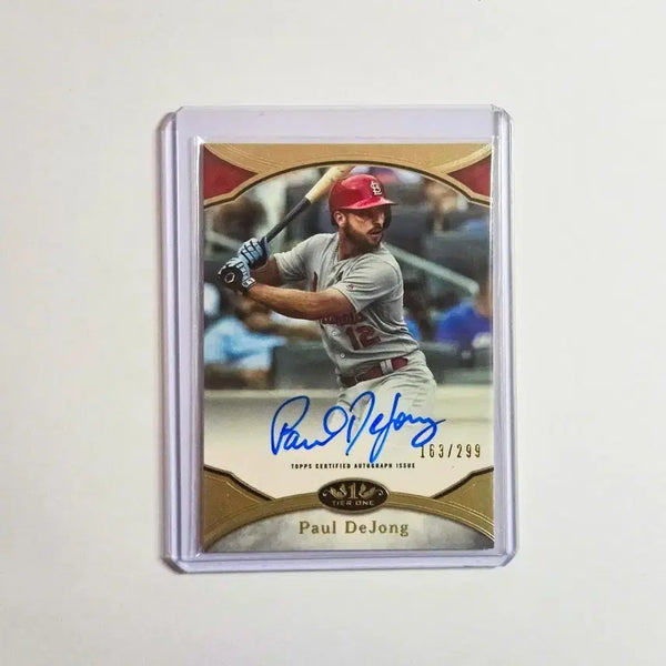 [BUNJANG] Paul DeJong Autographed MLB Trading Card / MLB 폴 데용 친필 싸인카드(오토)