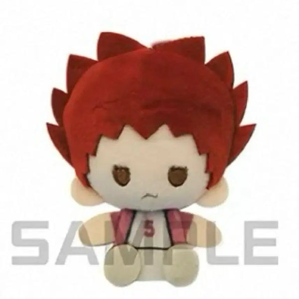 [BUNJANG] Haikyuu!! Tendo Satori Plush Mascot Badge Keychain Doll / 하이큐 텐도사토리 플러시마스코트 뱃지 키링 인형