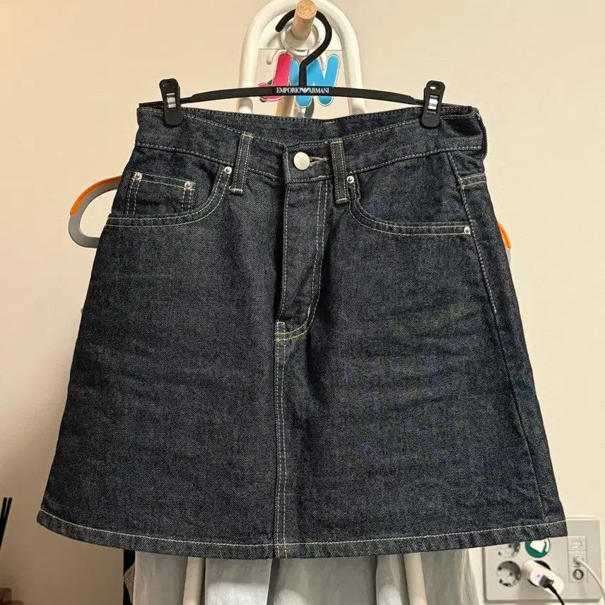 [BUNJANG] Raw Denim Skirt / 생지 데님 스커트 청치마