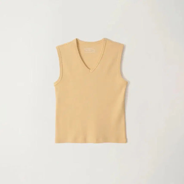 [BUNJANG] Nothing Written Sleeveless Vanilla Butter / 낫띵리튼 슬리브리스 바닐라버터