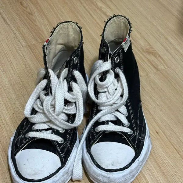 [BUNJANG] Maison Mihara Yasuhiro Peterson High-Top Sneakers / 미하라 야스히로 피터슨 하이탑