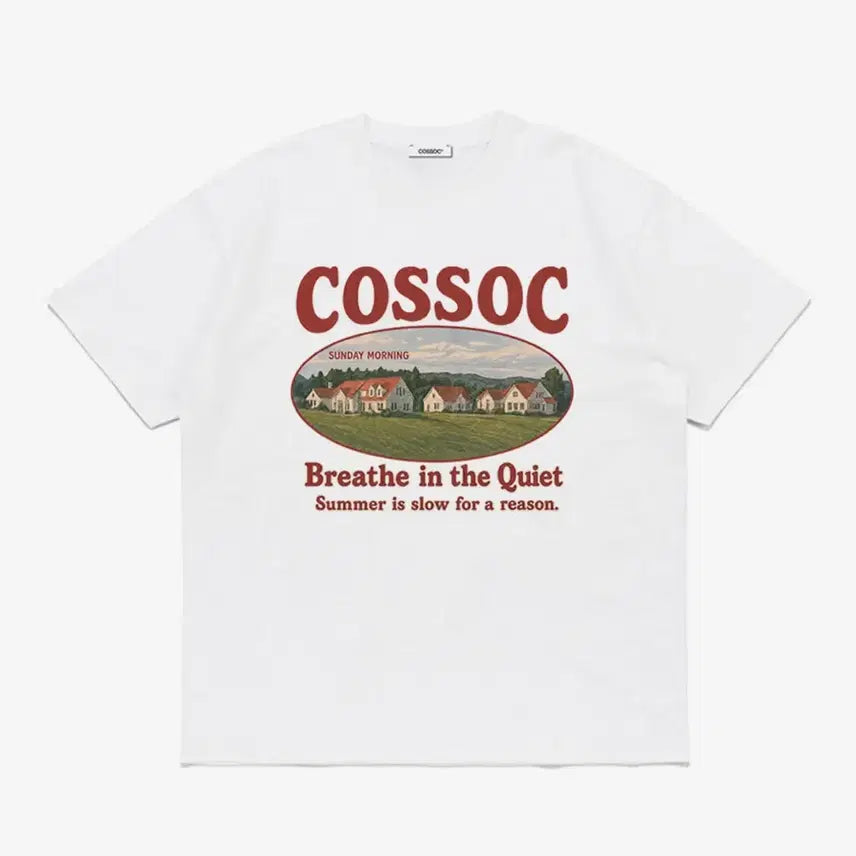 [BUNJANG] Koso Sunday Morning Short-Sleeve T-Shirt / 코소 선데이 모닝 반팔 티셔츠