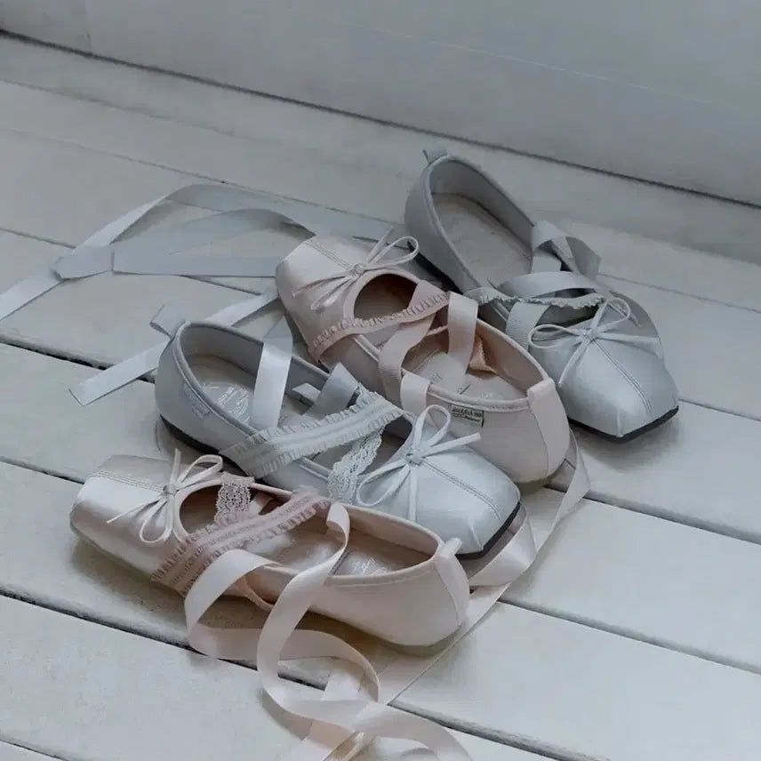 [BUNJANG] Rockfish Weatherwear Banding Ballet Flats Pink / 락피쉬웨더웨어 밴딩 발레 플랫슈즈 핑크 230