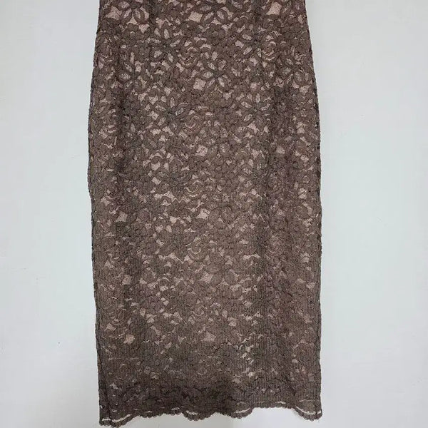 [BUNJANG] Vivienne Westwood Red Label H-Line Midi Skirt / 비비안 에스더드갓 프리미엄 라인 브라운.핑크 망사 H라인스커트 6