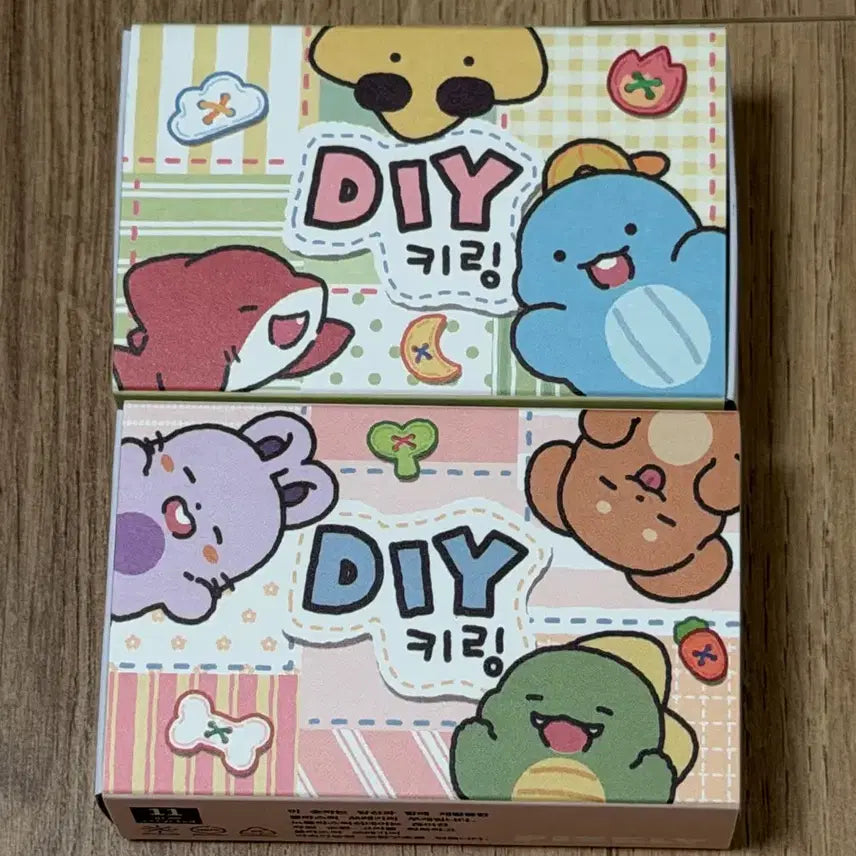 [BUNJANG] Tteultip Pixel Keyring Set / 뜰팁 픽셀리 diy 키링 2종 일괄