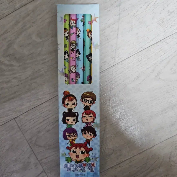 [BUNJANG] Mingkkobalbal Pencil Set / 밍꼬발랄 연필