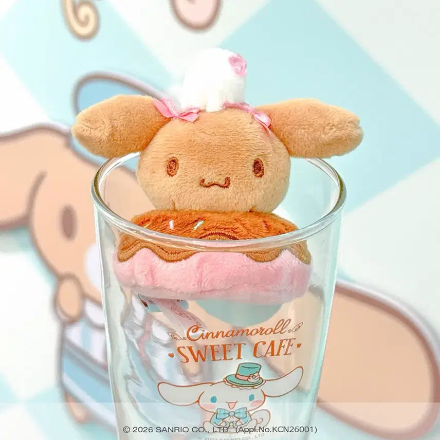 [BUNJANG] Cinnamoroll Cafe Donut Mocha Plush Doll / 시나모롤 카페 도넛 모카 인형