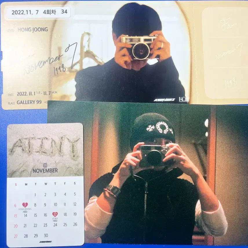 [BUNJANG] ATEEZ Hongjoong Exhibition POB Set / 2022 에이티즈 홍중 전시회 특전
