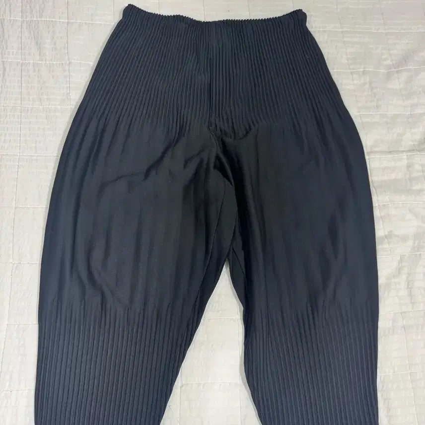 [BUNJANG] Homme Plissé Issey Miyake 7/10 Length Pants Black Size 3 / 옴므플리세 팬츠 3사이즈 7부 블랙