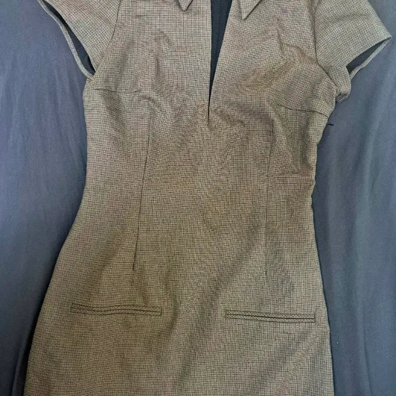 [BUNJANG] Zara Checkered Shirt Dress / 자라 체크 셔츠 원피스