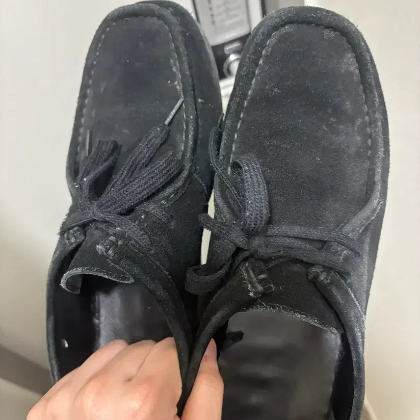 [BUNJANG] GU Suede Moccasins Black Size 280 / GU 모카신 280