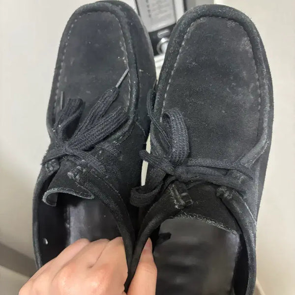 [BUNJANG] GU Suede Moccasins Black Size 280 / GU 모카신 280