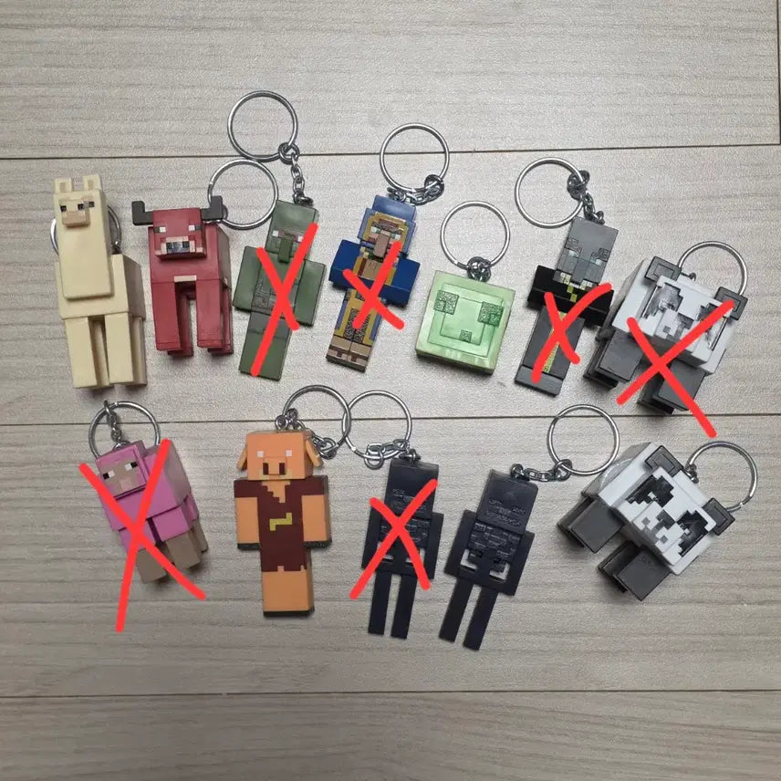 [BUNJANG] Minecraft Series 2 Keychains / 마인크래프트 키링 2탄 팝니다