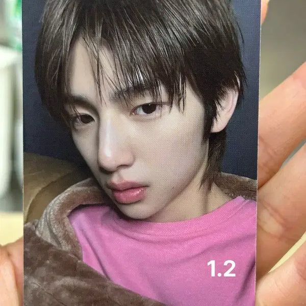 [BUNJANG] ENHYPEN Sunghoon Photocard YT Gift Blue Lips + Weverse Album Version / 주훈 포카 yt gift blue lips + 앨범 위버스