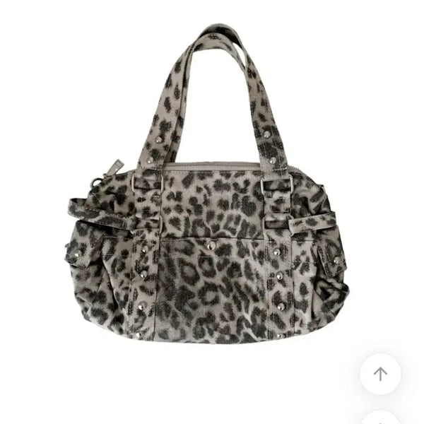 [BUNJANG] Leopard Print Handbag / 레오파드 호피 가방