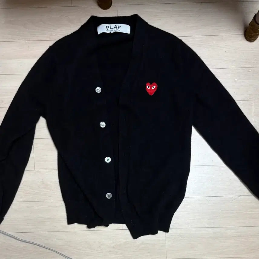 [BUNJANG] Comme des Garçons Cardigan Black / 꼼데가르송