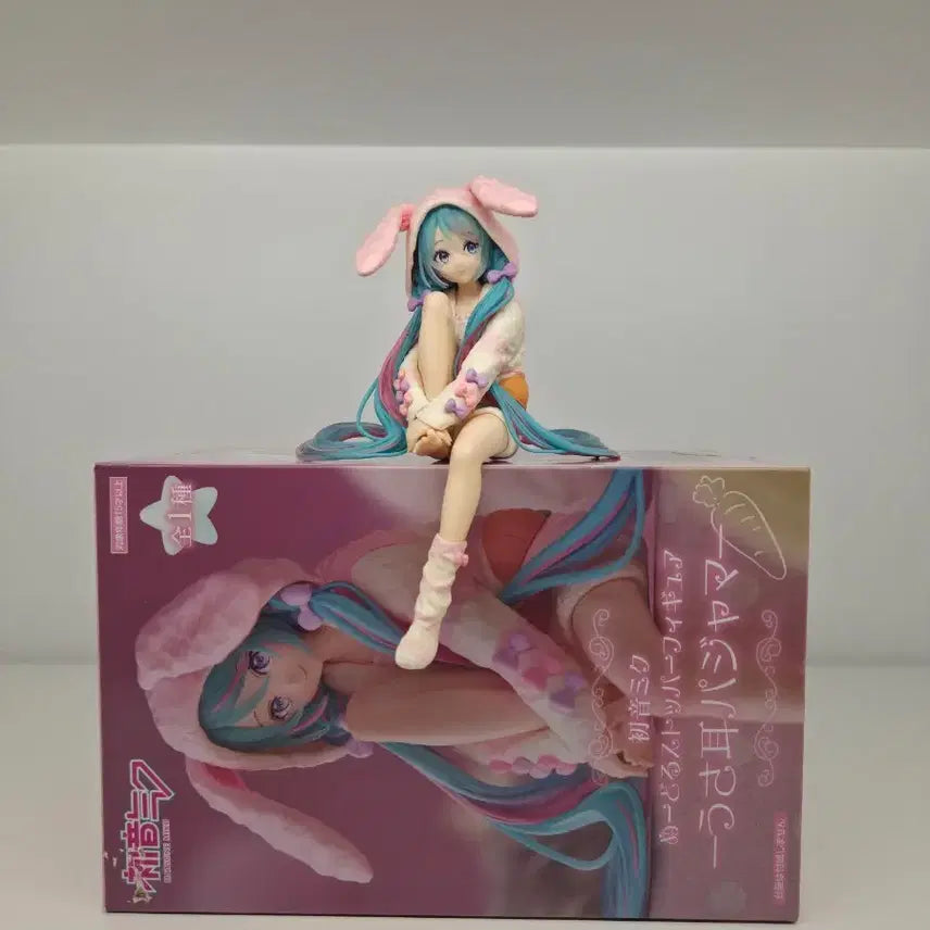 [BUNJANG] Hatsune Miku Pajamas Noodle Stopper Figure (Display Open) / 미쿠 파자마 누들스토퍼 전시개봉품