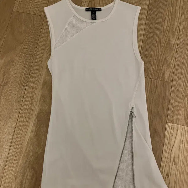 [BUNJANG] Polo Ralph Lauren Women's White Sleeveless Top / 폴로 랄프로렌 여성 화이트 민소매 탑