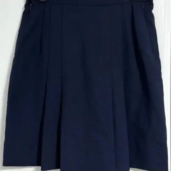 [BUNJANG] School Uniform Skirt Navy Pleated Size 71 / 교복치마 71 네이비 플리츠 (수성고) 수선x