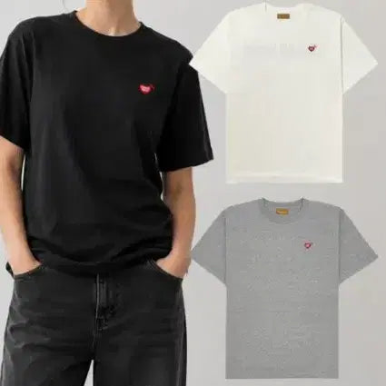 [BUNJANG] Human Made Heart Logo T-Shirt (Authentic, New) / 정품)새상품 휴먼메이드 하트로고 반팔티셔츠