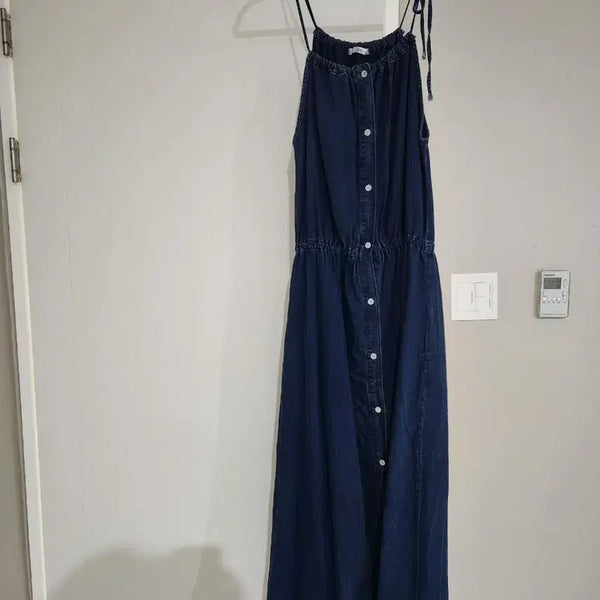 [BUNJANG] Denim Long Dress / 청 데님 롱 원피스 데님원피스